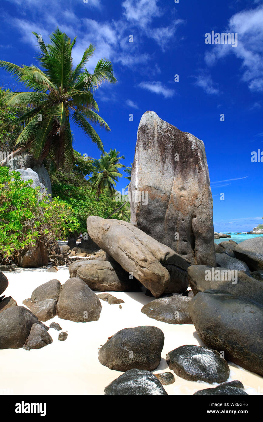 New Scenic 5 posti dell'isola di Mahe, Seychelles, Oceano Indiano Foto Stock