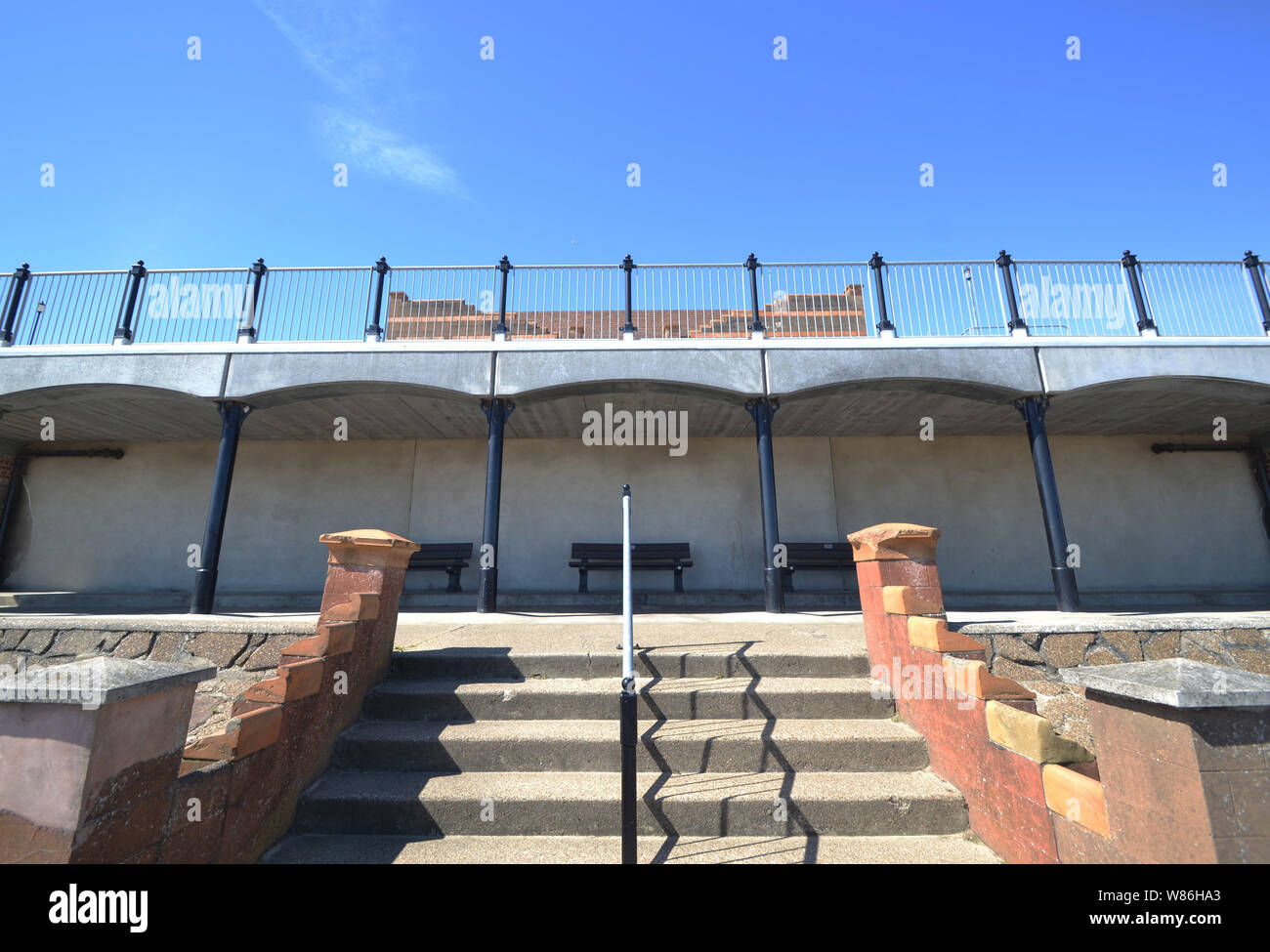 Gorleston edificio sul lungomare, Norfolk, Regno Unito Foto Stock