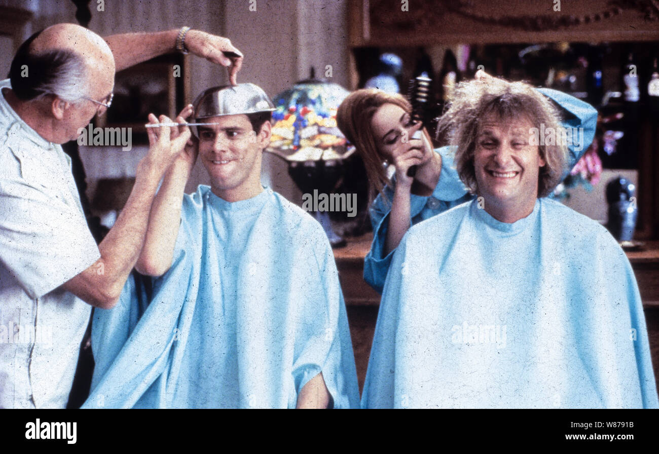 Jim Carrey, Jeff Daniels, muto e più muto, 1994 Foto Stock