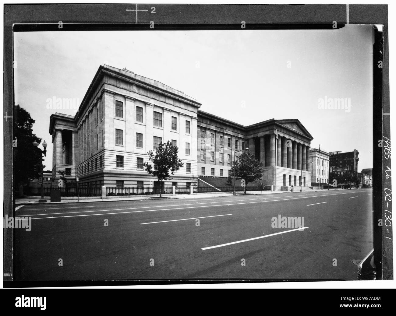 1. Fronte Sud e Ovest; 1. Sud anteriore e lato Ovest - Patent Office Building, delimitata dal settimo, nono, F & G strade, Northwest, Washington, Distretto di Columbia, DC Foto Stock