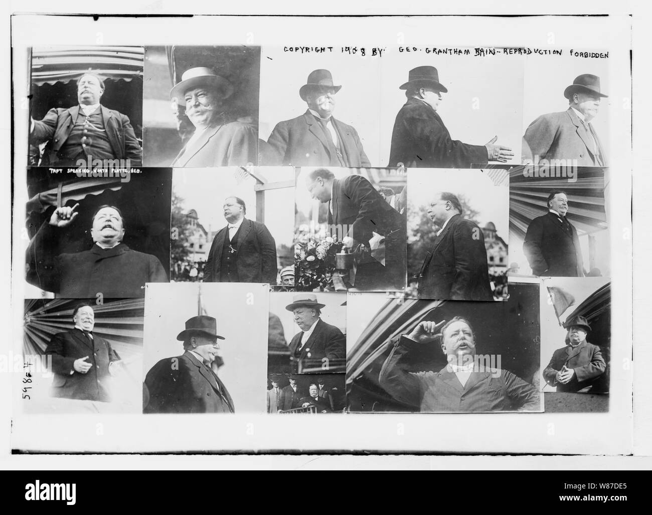 15 piccole immagini di Taft sul sentiero di campagna Foto Stock