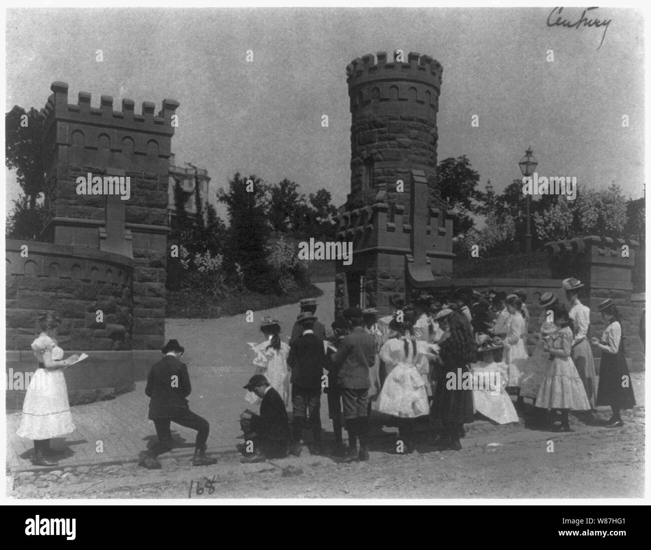 Prima Divisione della scuola del grado di alunni sulla gita, Washington D.C. Foto Stock Prima Divisione della scuola del grado di alunni sulla gita, Washington D.C. Foto Stock