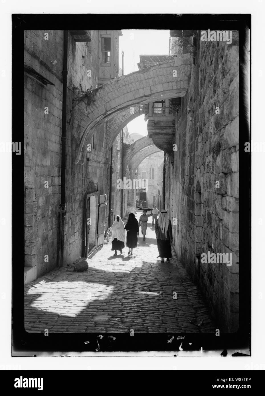 Quinta Stazione della Croce Foto Stock