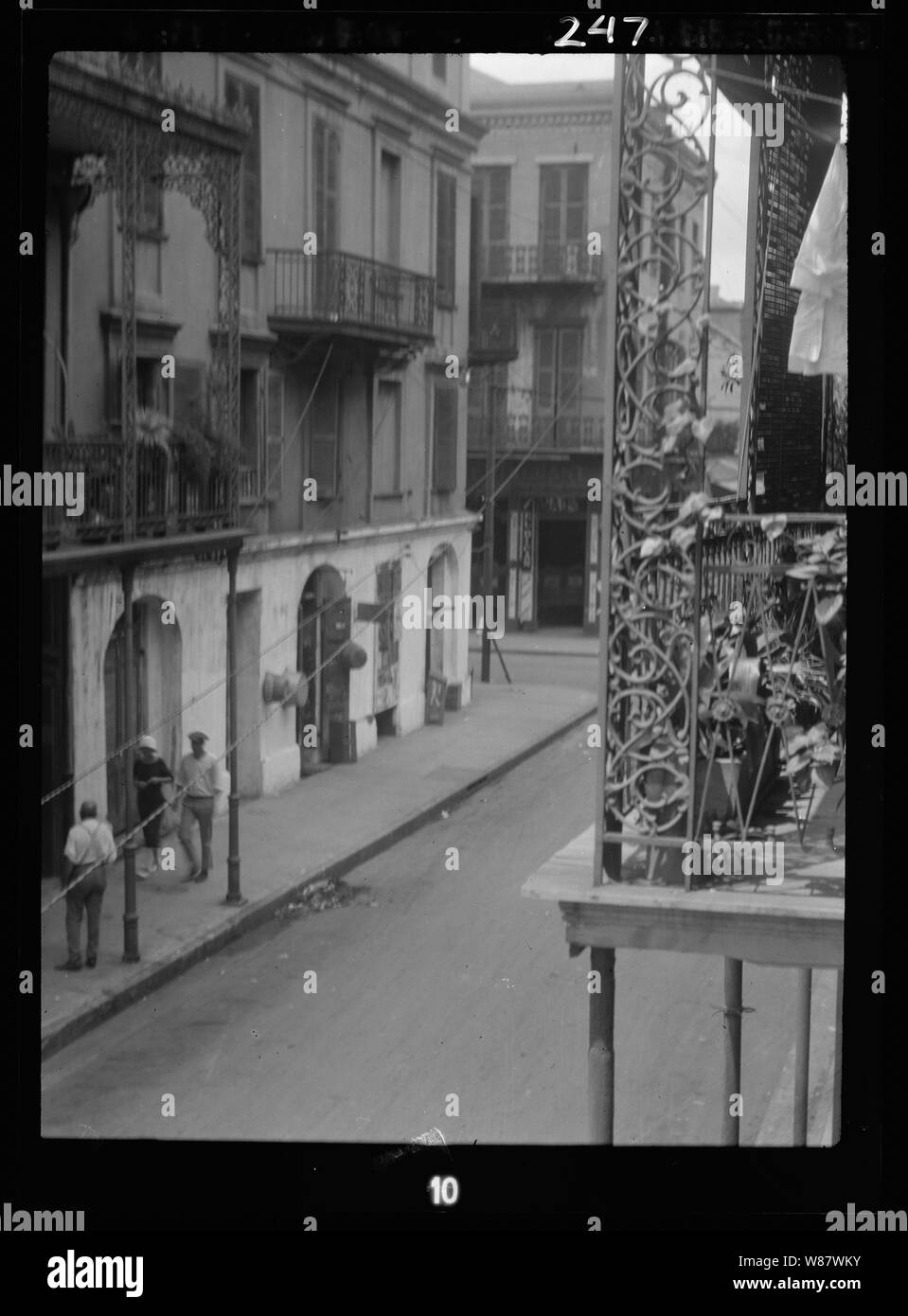 Il blocco 600 di Royal Street, New Orleans Foto Stock