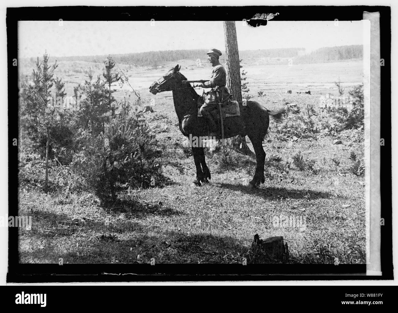 Un Czecho-Slovak scout in Siberia Foto Stock
