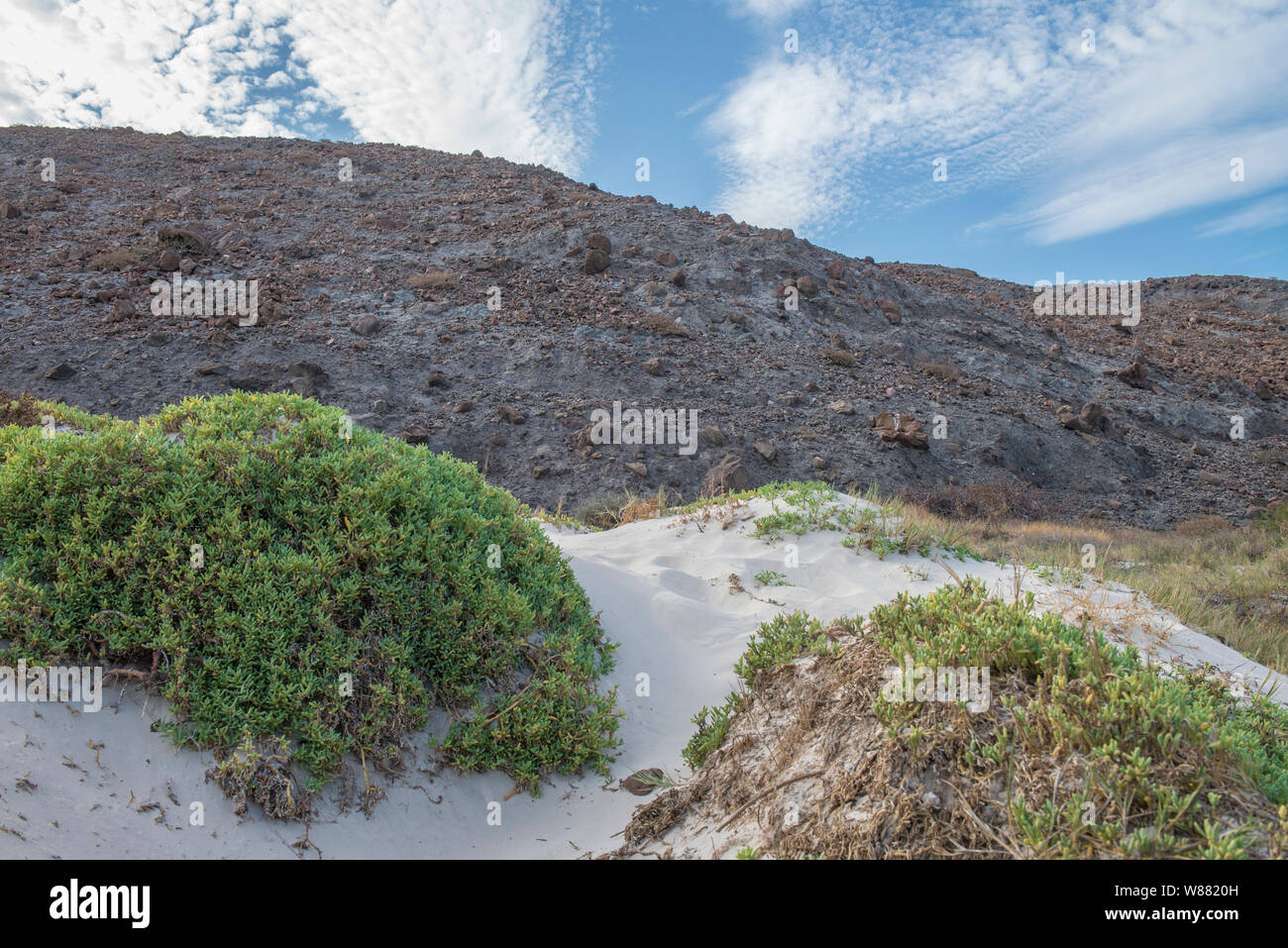 Paesaggi marini dal deserto della Baja California Sur, La Paz. Messico Foto Stock