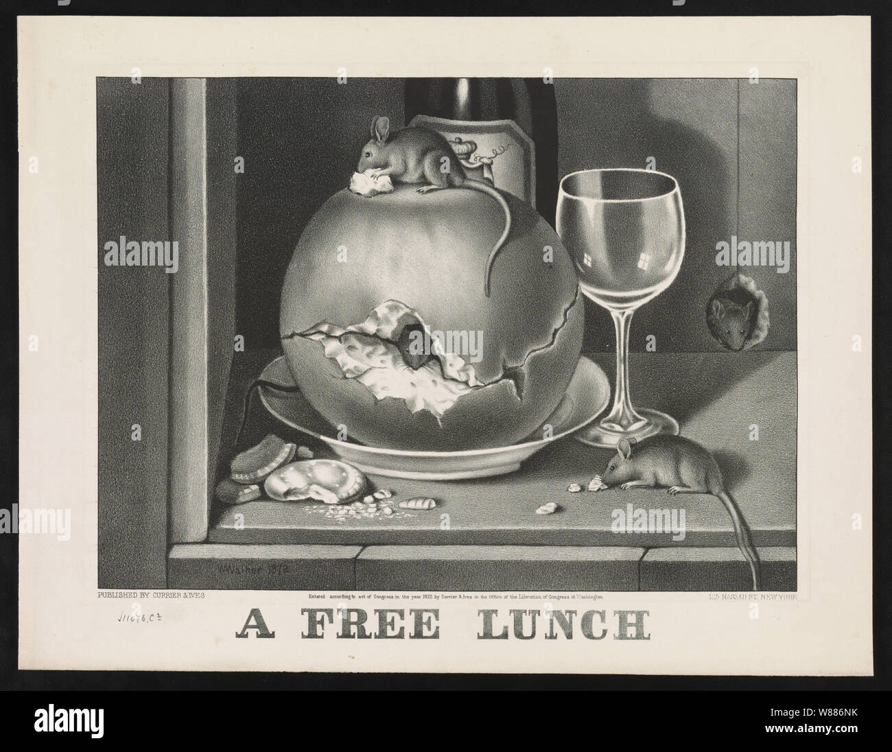 Un pranzo libero / W. Walker. Foto Stock