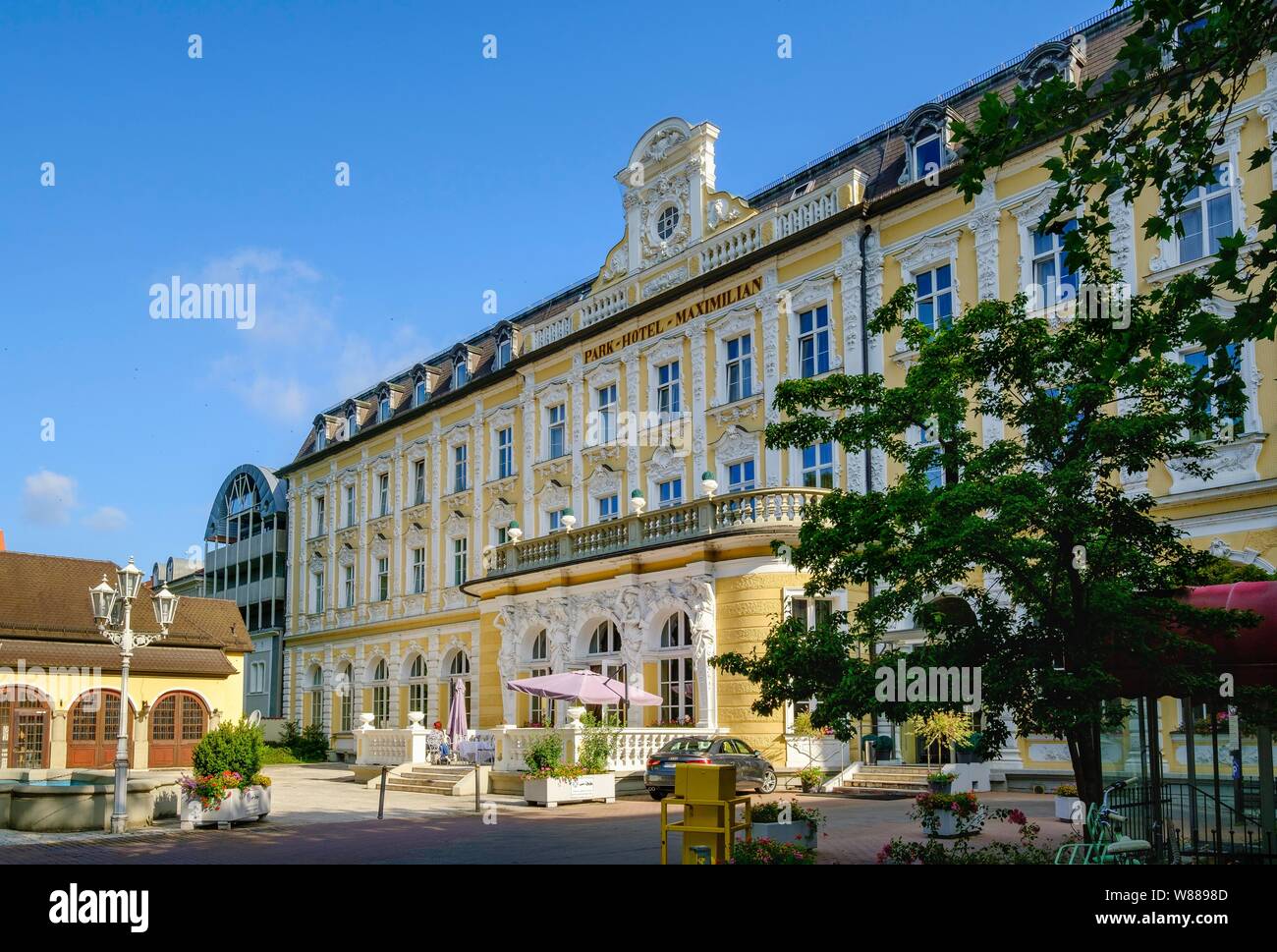 Park Hotel Maximilian, Regensburg, Alto Palatinato, Baviera, Germania Foto Stock