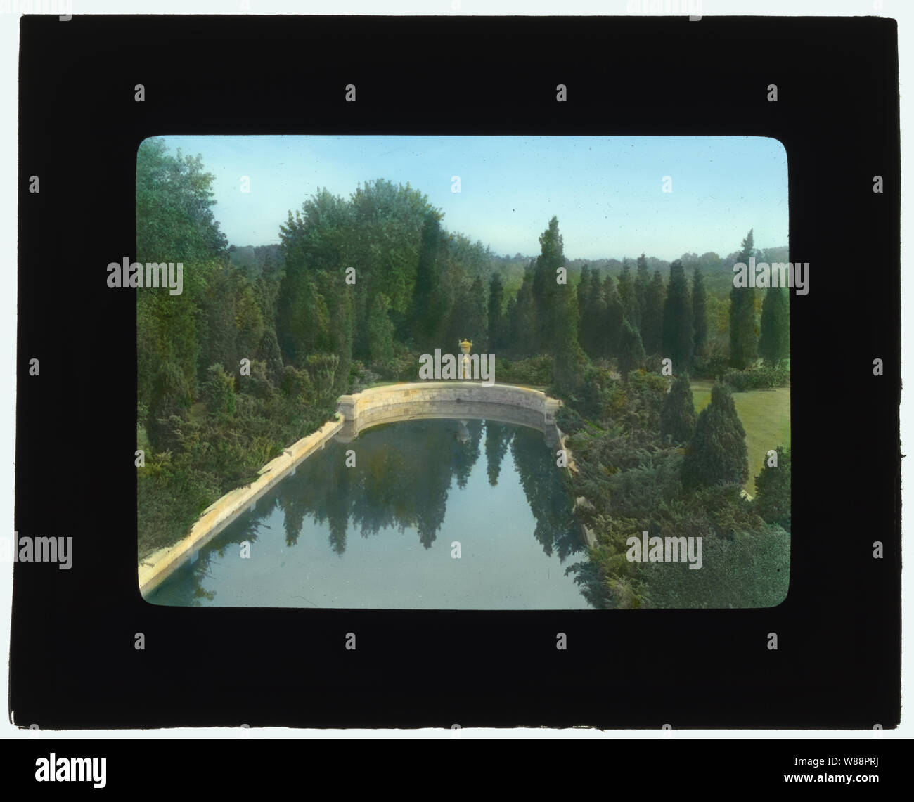 Killenworth, George Dupont Pratt house, Glen Cove, New York. Piscina Foto Stock