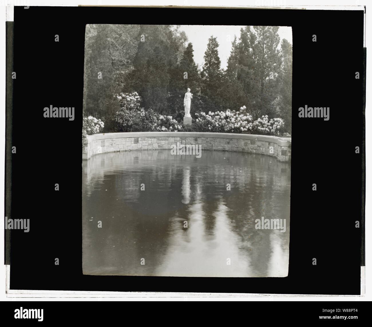 Killenworth, George Dupont Pratt house, Glen Cove, New York. Piscina Foto Stock