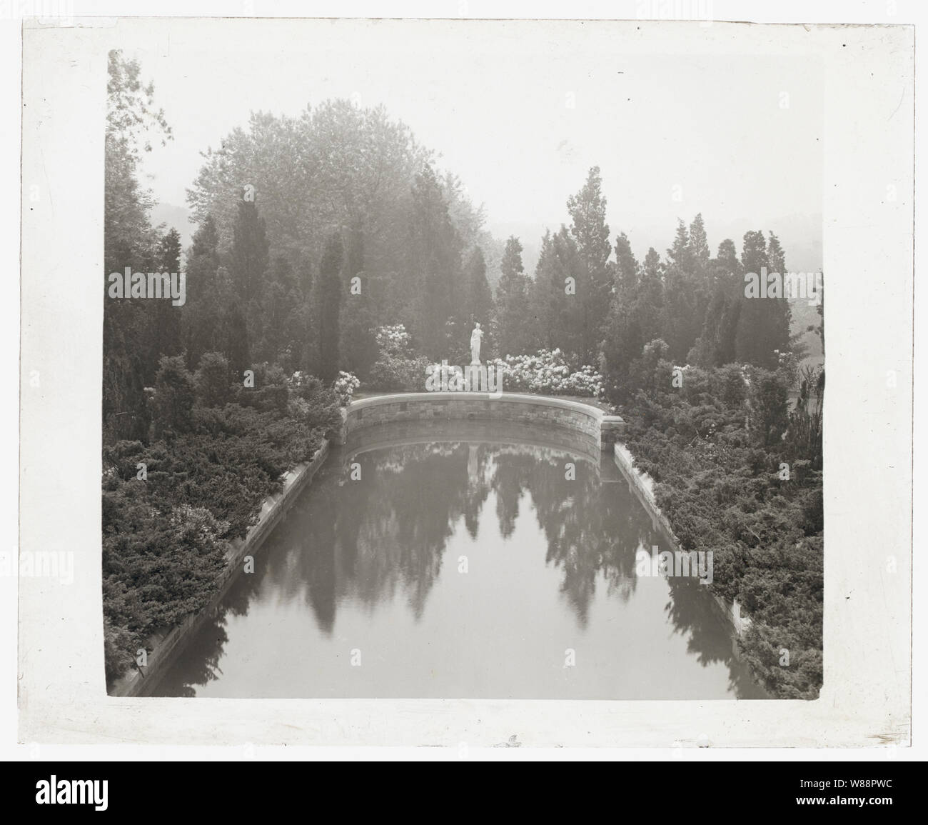 Killenworth, George Dupont Pratt house, Glen Cove, New York. Piscina Foto Stock
