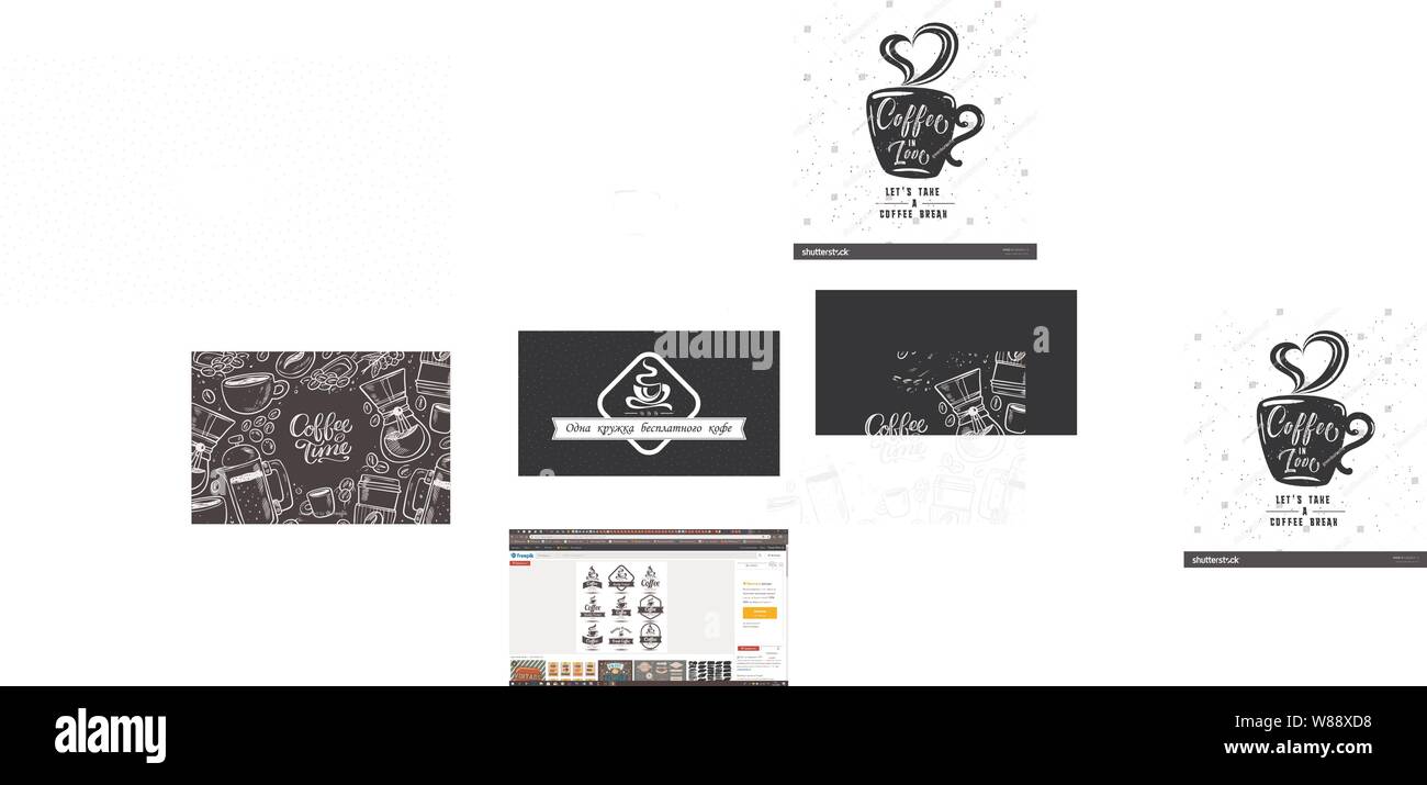 Sfondo di foresta, natura, paesaggio. Evergreen alberi di conifere. Pino, abete, albero di natale. Vettore di Silhouette Illustrazione Vettoriale