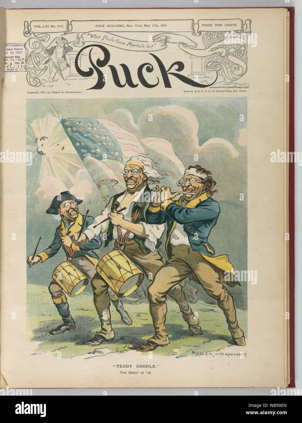 Teddy doodle / Keppler con scuse. Foto Stock