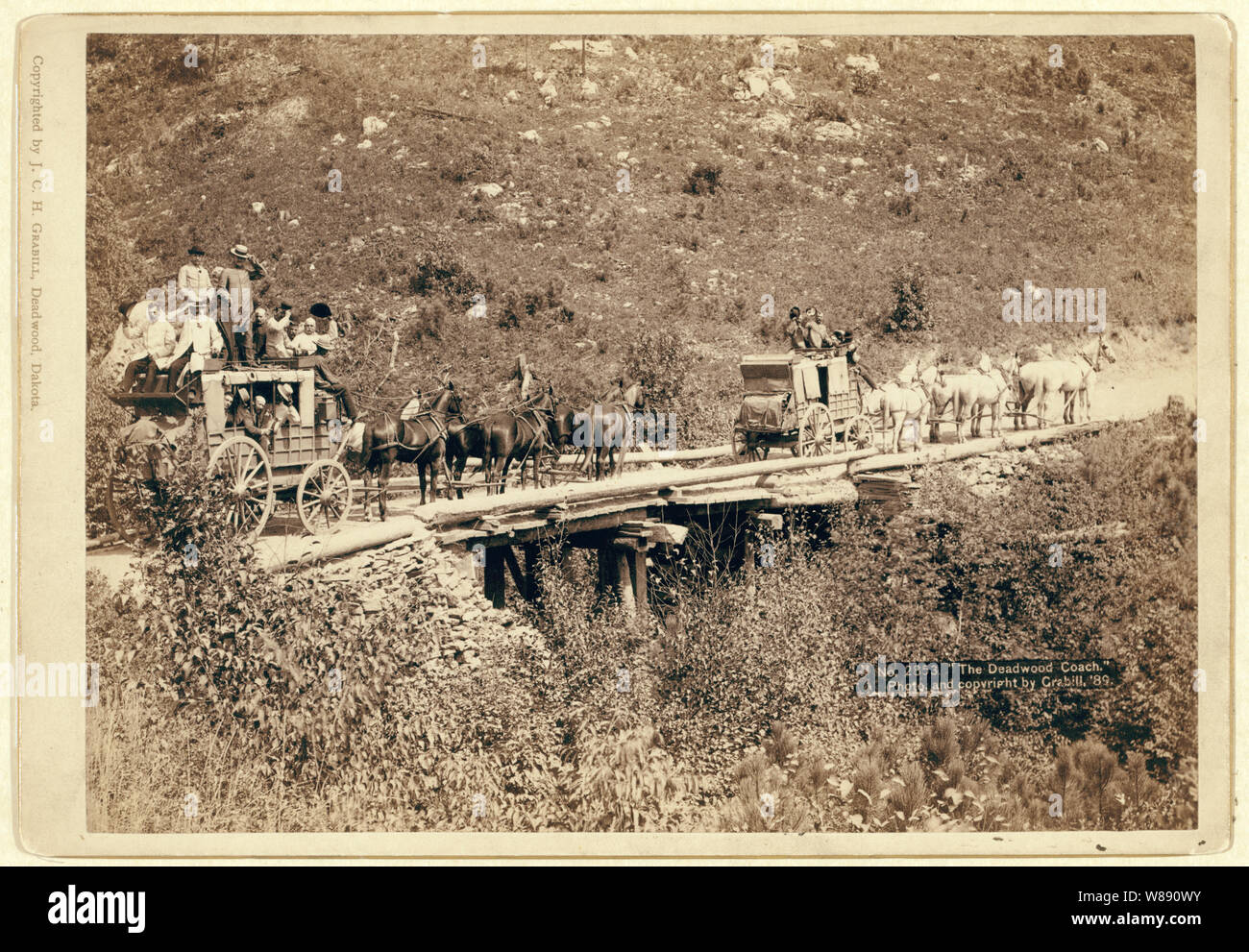 Il Deadwood Coach Foto Stock