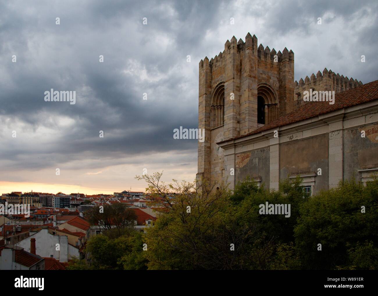La capitale del Portogallo - Lisbona Foto Stock