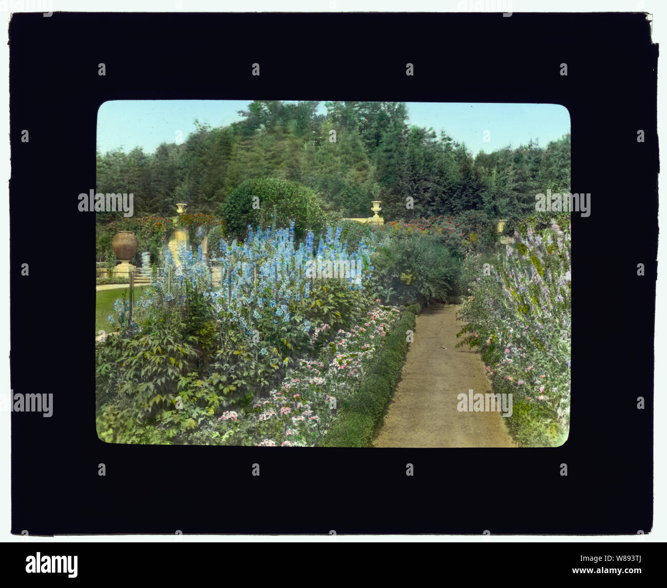 Saldare, Larz Anderson House, 151 Newton Street, Brookline, Massachusetts. Giardino italiano percorso Foto Stock