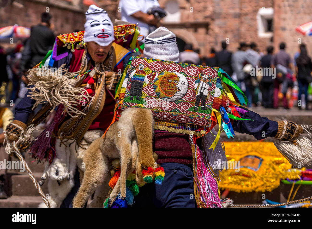 Cuzco, Perù - Maggio 3, 2019. Peruviano vacanze religiose - festa della Croce Foto Stock