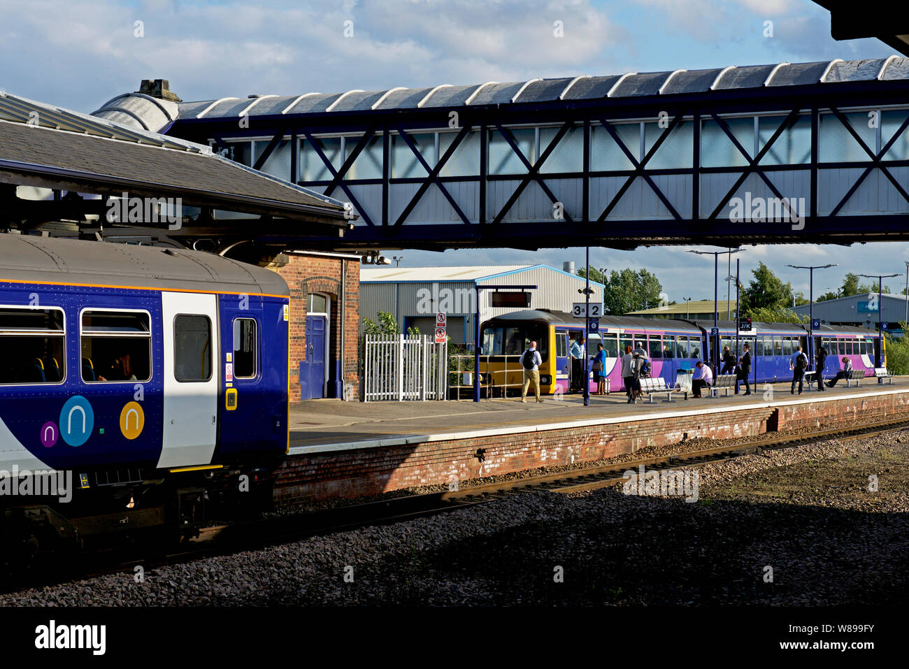 Selby stazione ferroviaria, North Yorkshire, Inghilterra, Regno Unito Foto Stock