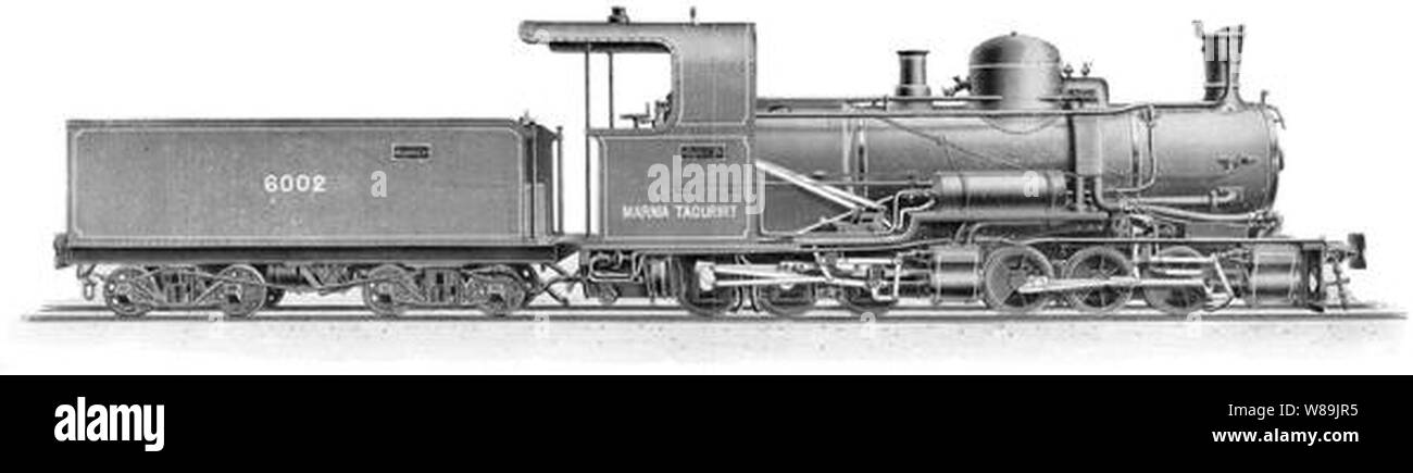 Mazzuolo Decauville 0-6-0+0-6-0 del Marocco Ferrovie militare per Marrakech per Oudjda linea. Foto Stock