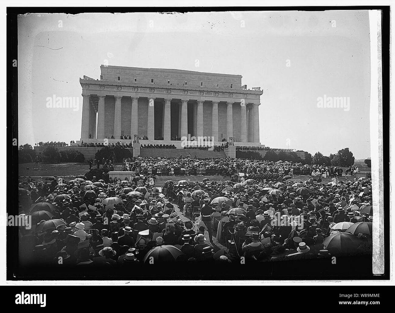 La dedizione al Lincoln Memorial, 5-30-22 Foto Stock