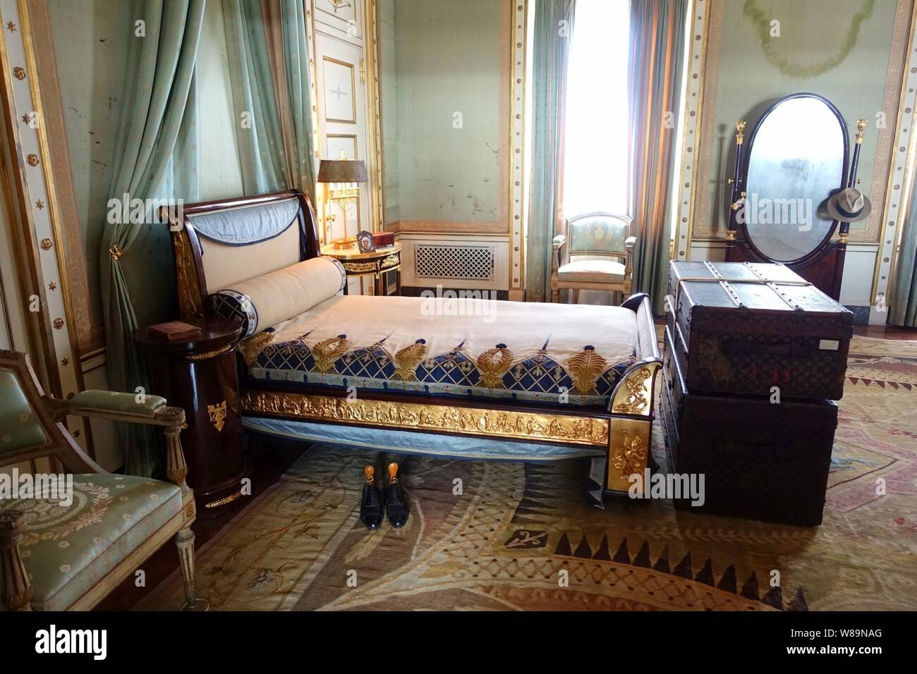Deering camera da letto - Museo e Giardini di Vizcaya - Foto Stock
