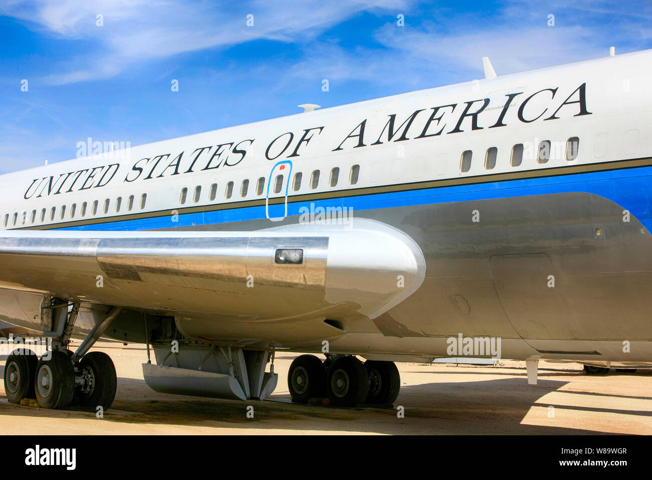 Boeing C-137 Stratoliner (Boeing 707) trasporto VIP noto come libertà uno. Foto Stock