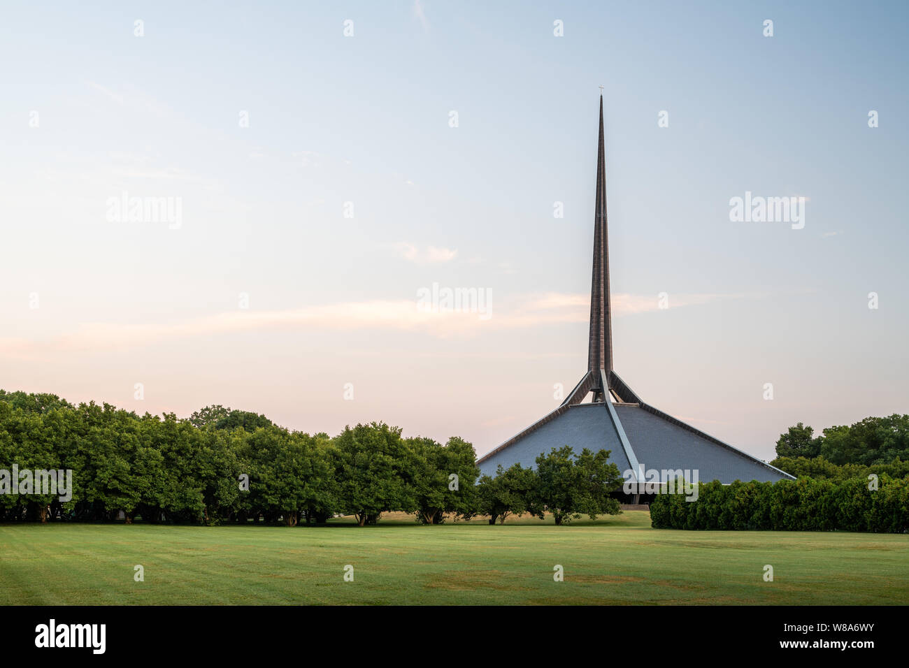 Nord Chiesa Cristiana, progettato da Eero Saarinen Foto Stock
