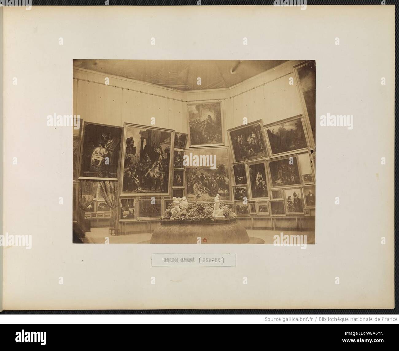 Delacroix - Exposition Universelle des Beaux-Arts 1855 Disdéri (1819-1889). Foto Stock