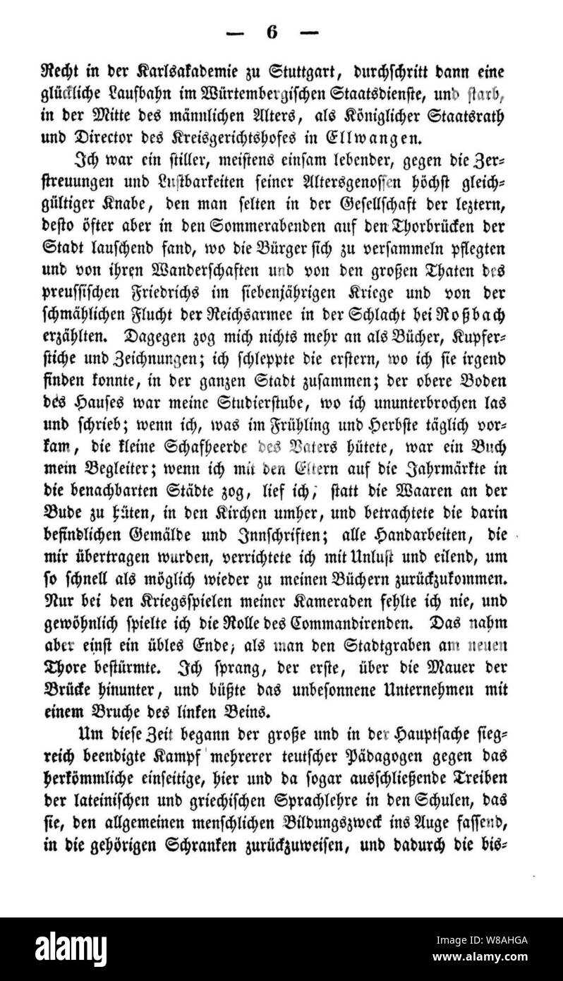 Denkwürdigkeiten aus meinem Leben (J. G. Pahl) 014. Foto Stock