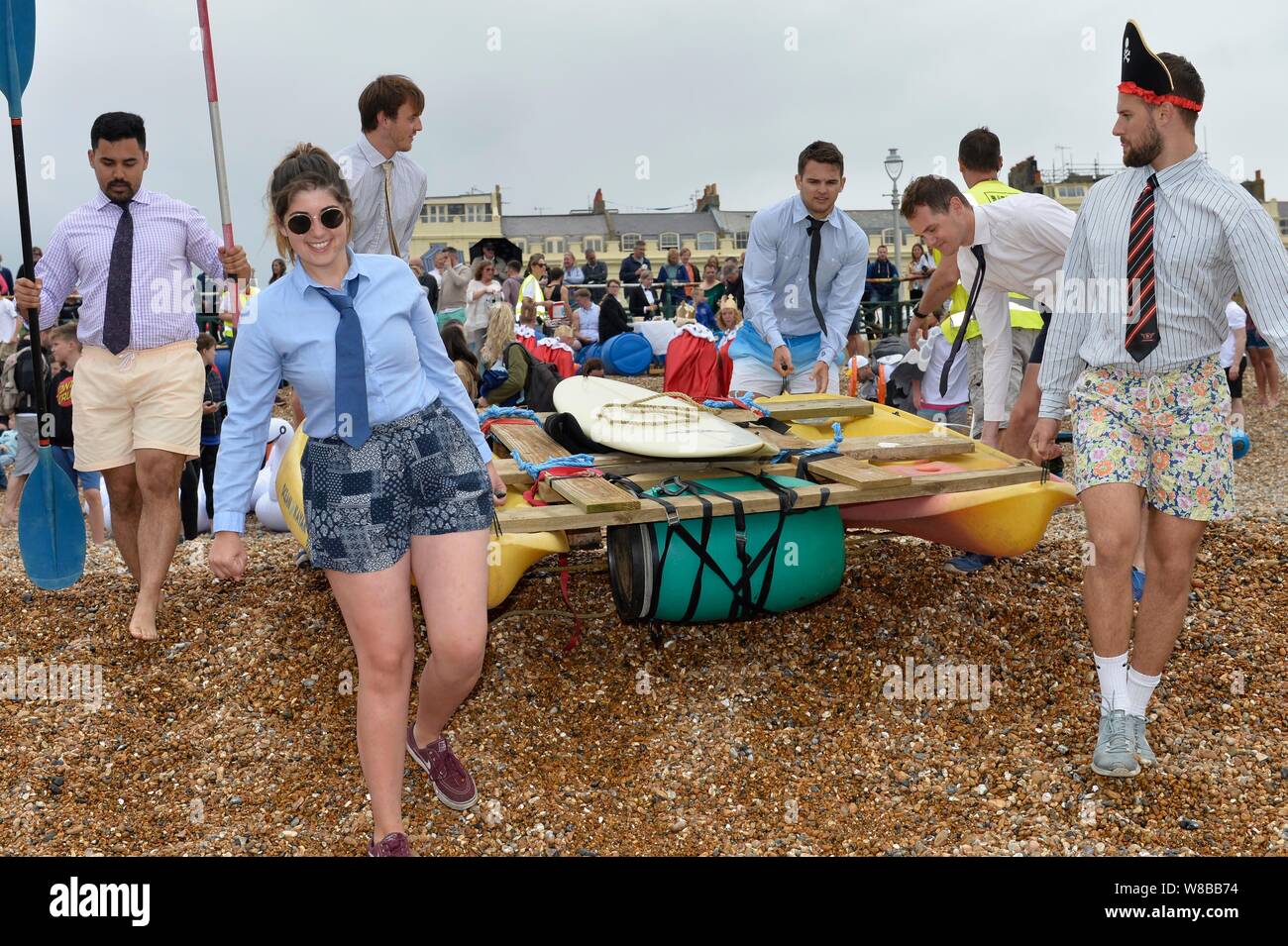 Racchetta intorno al Pier 2019 Immagine: Terry Applin Foto Stock