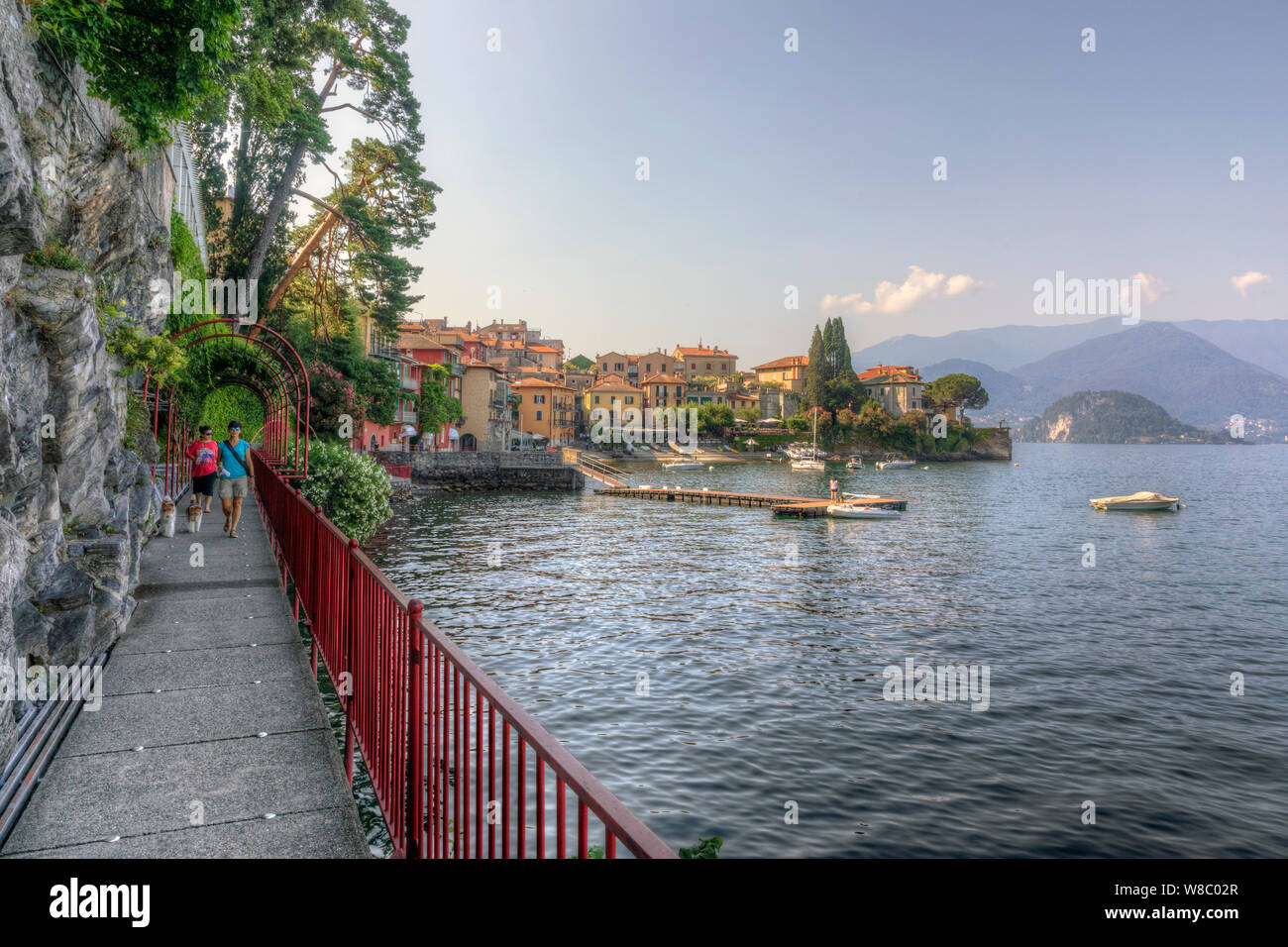 Varenna, Lago di Como, Lombardia, Italia, Europa Foto Stock