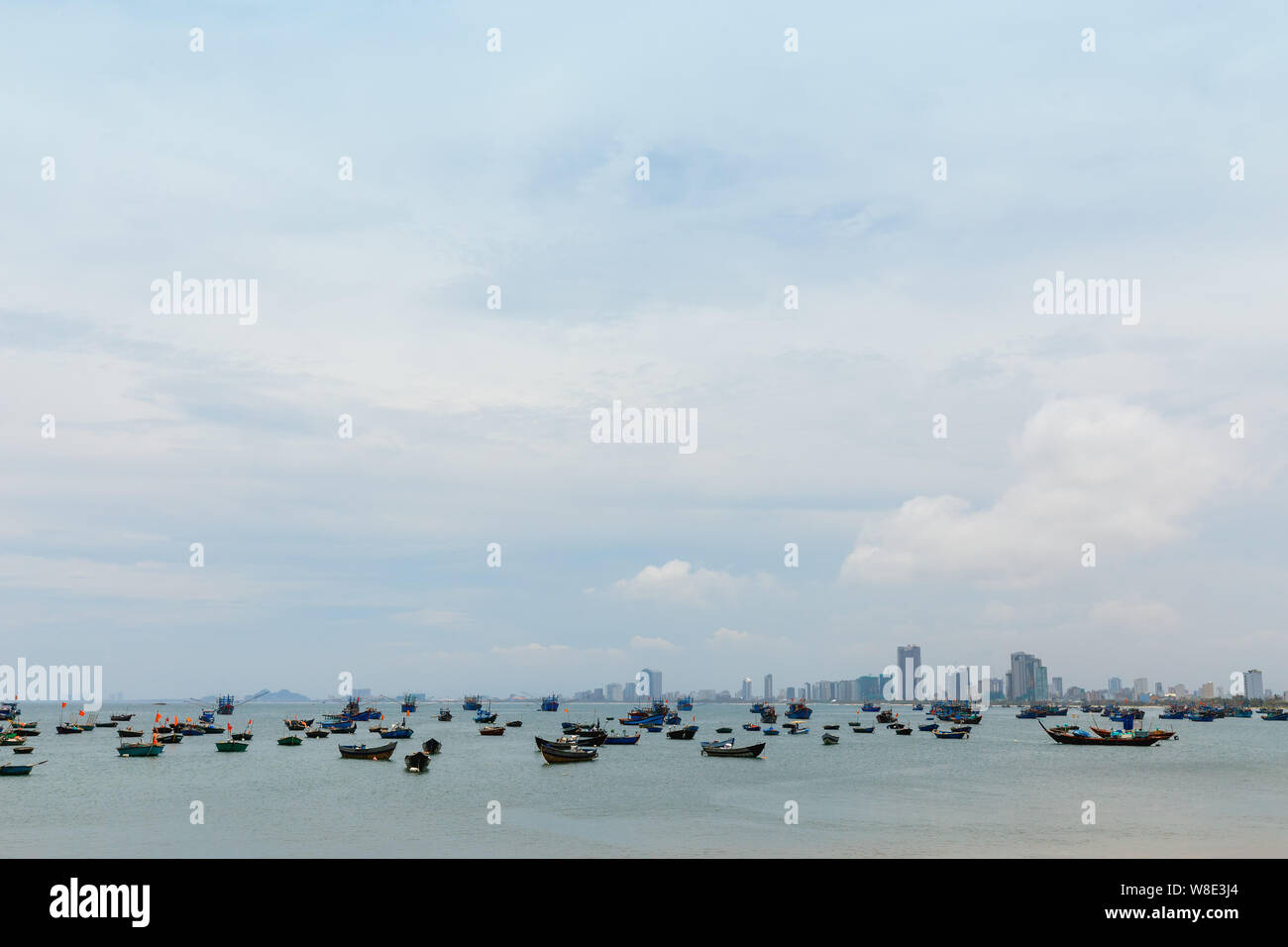 Il mio Khe beach è una bellissima spiaggia a Danang city , il Vietnam. Foto Stock