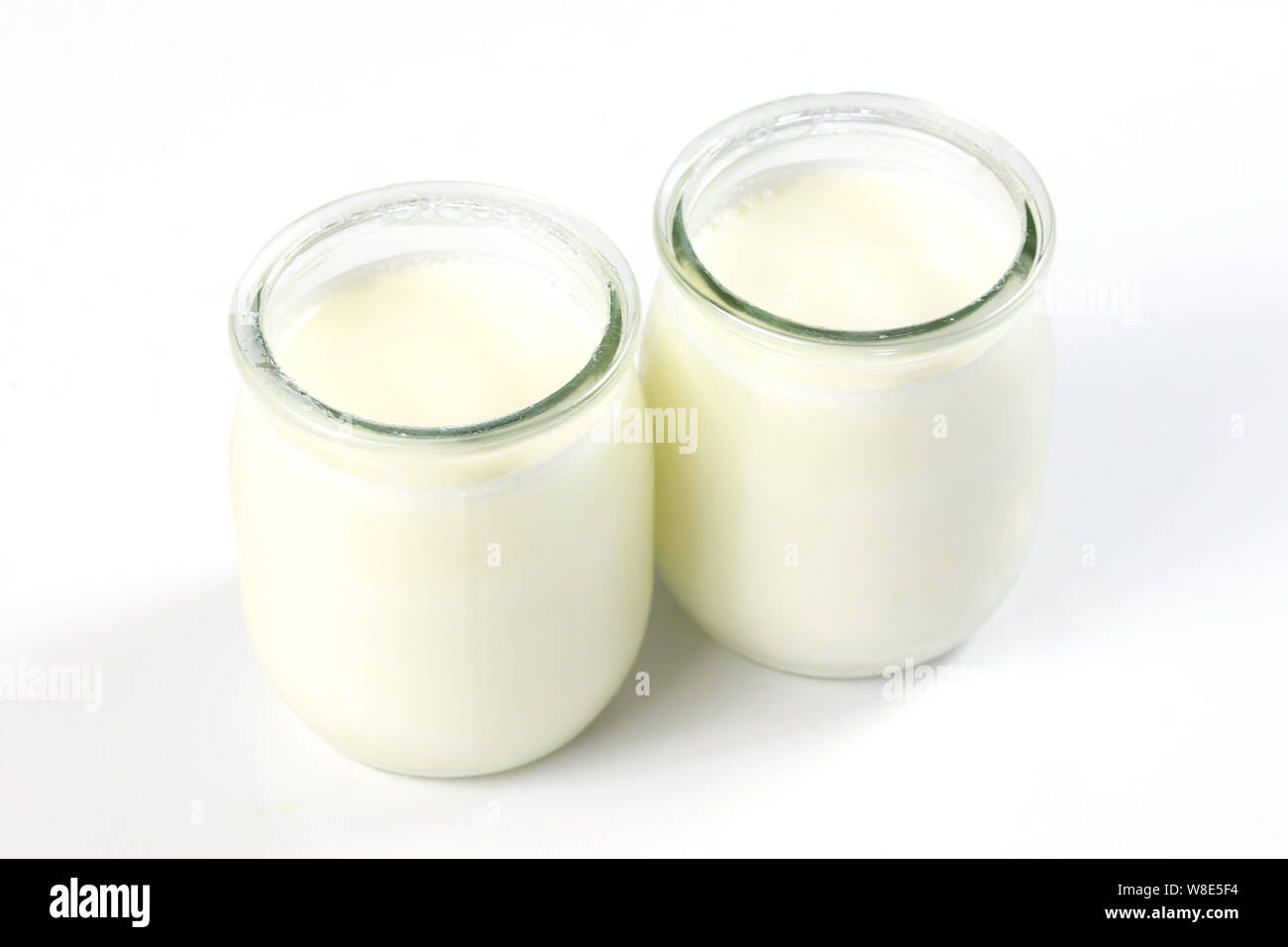 yogurt naturale Foto Stock