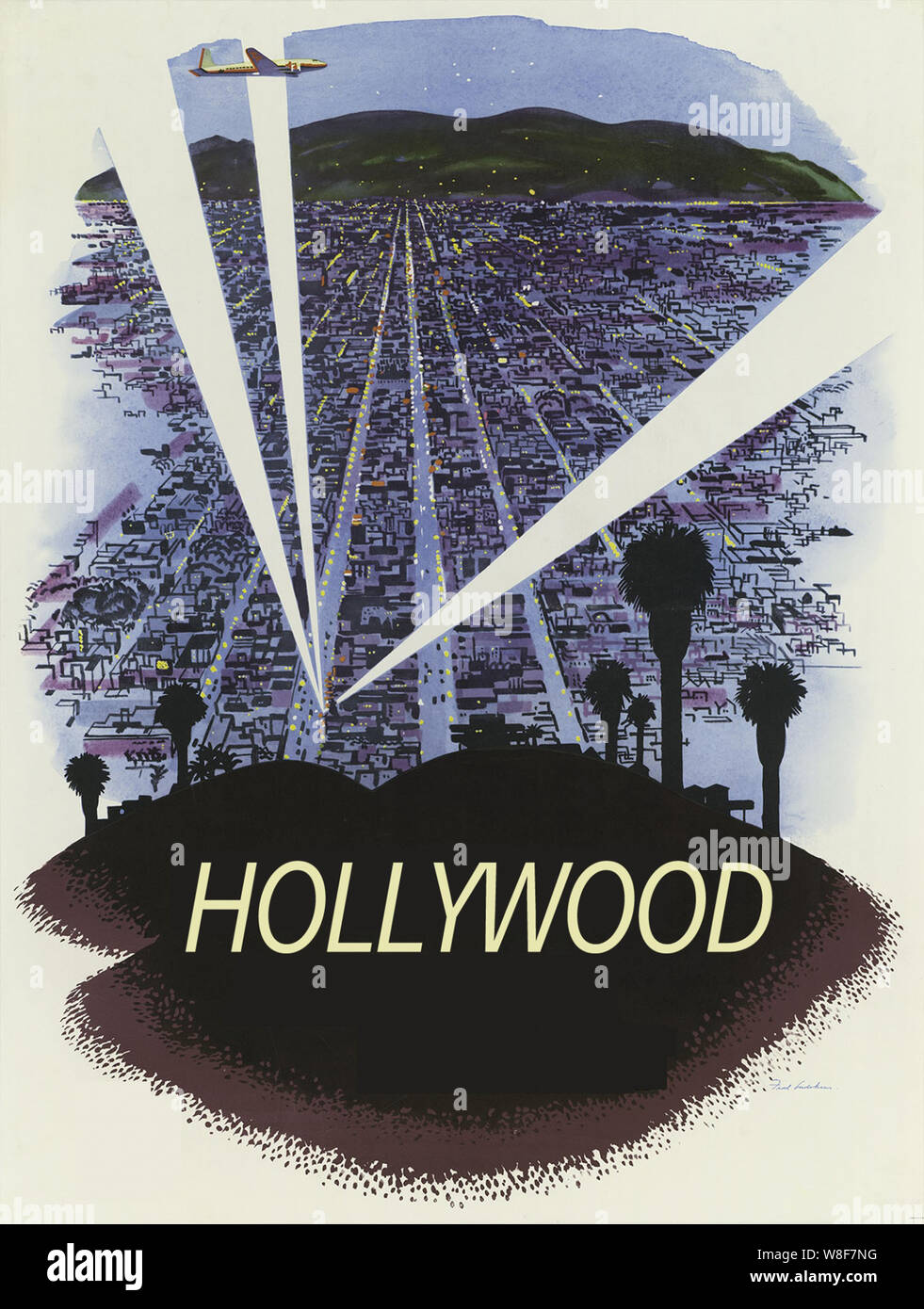 Hollywood locandina Foto Stock