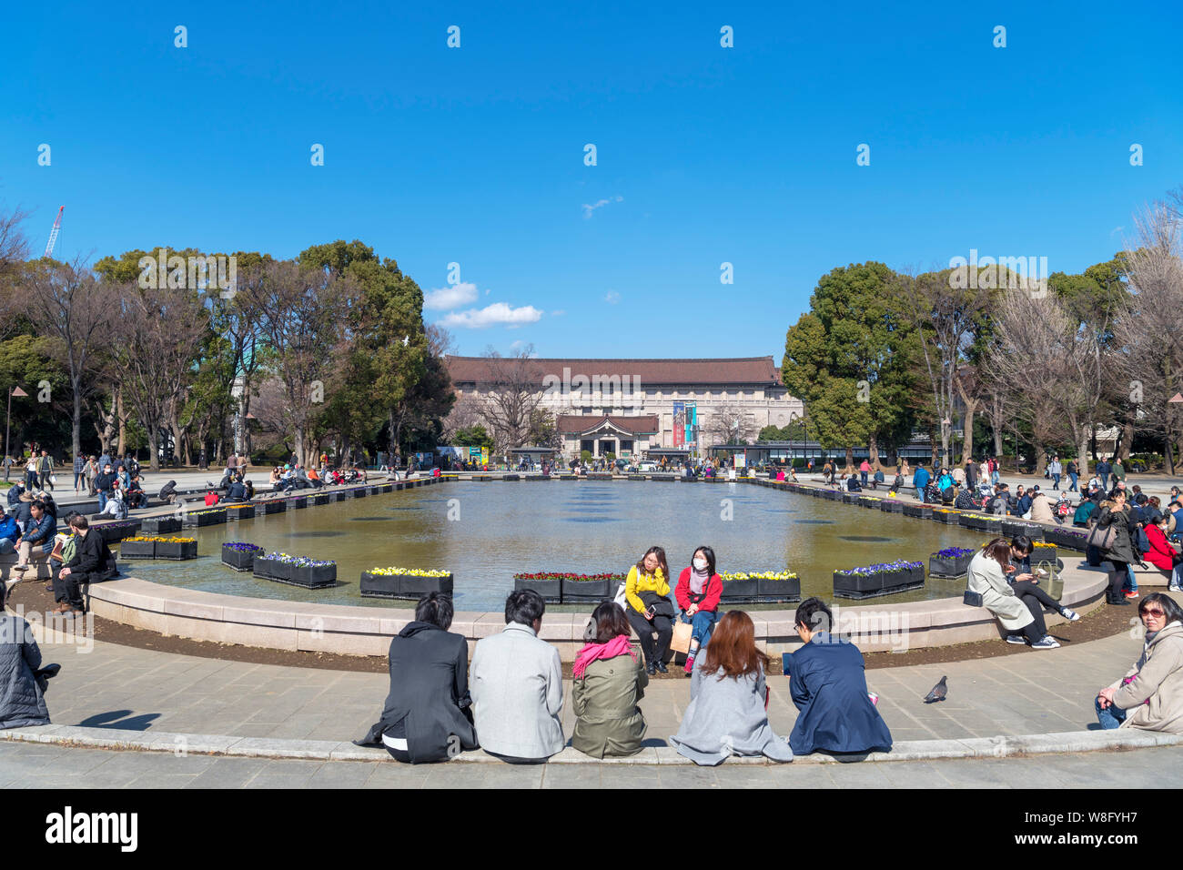Museo Nazionale di Tokyo (Tōkyō Kokuritsu Hakubutsukan), il Parco Ueno Taito, Tokyo, Giappone Foto Stock
