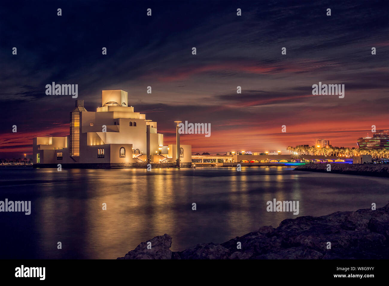 Il Museo di Arte Islamica di Doha in Qatar Foto Stock