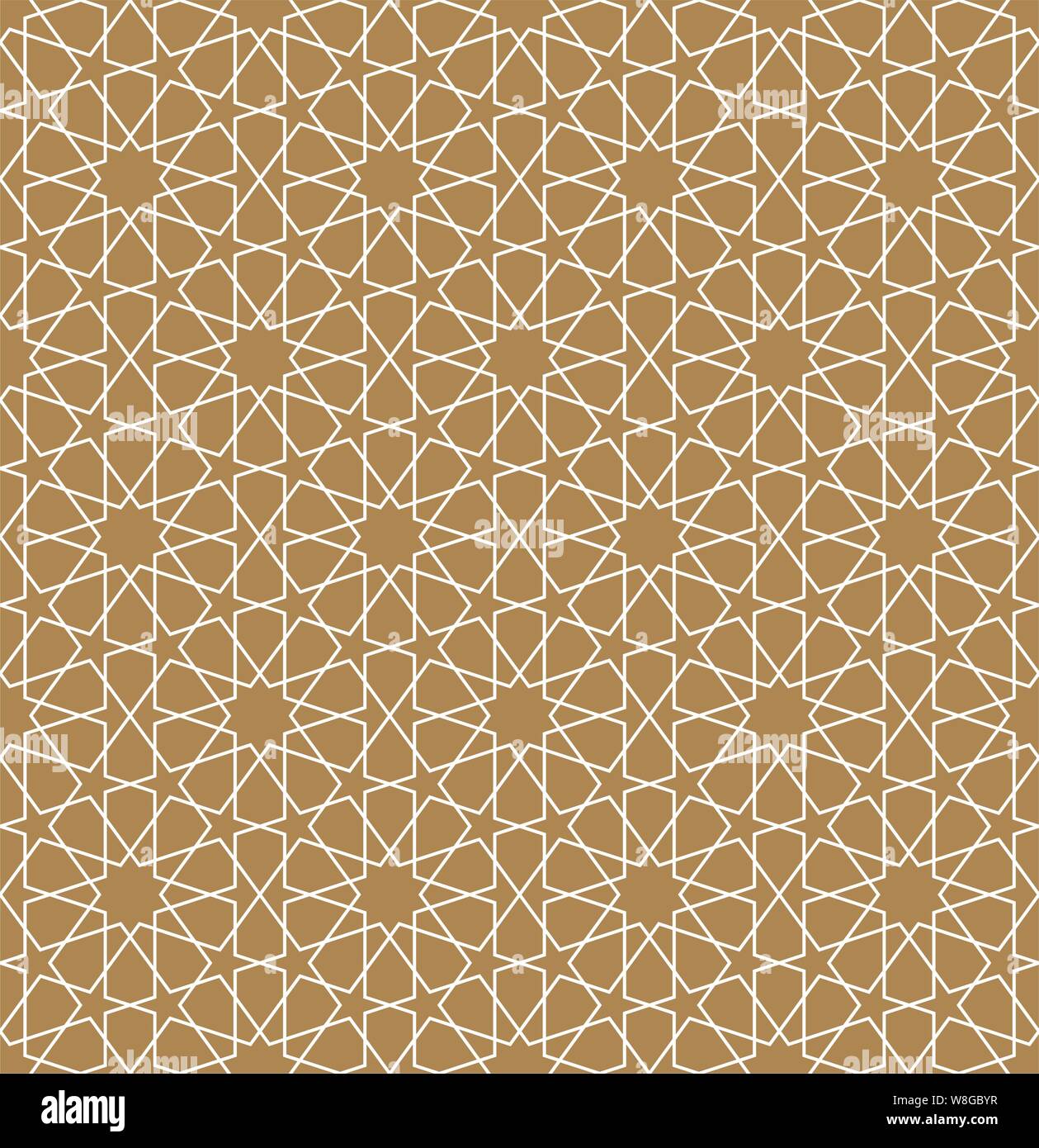 Perfetta decorazione geometrica basata sulla tradizionale arabo art.marrone colore sfondo.grande design per tessuto tessile,,coperchio,la carta di avvolgimento,sfondo.Pinna Illustrazione Vettoriale