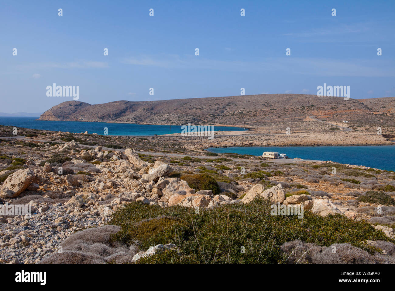Una immagine di paesaggio orientale di Creta, Grecia Foto Stock