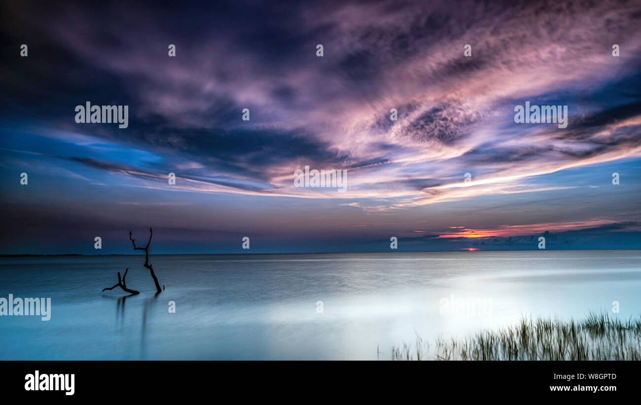 In aumento le ombre Foto Stock