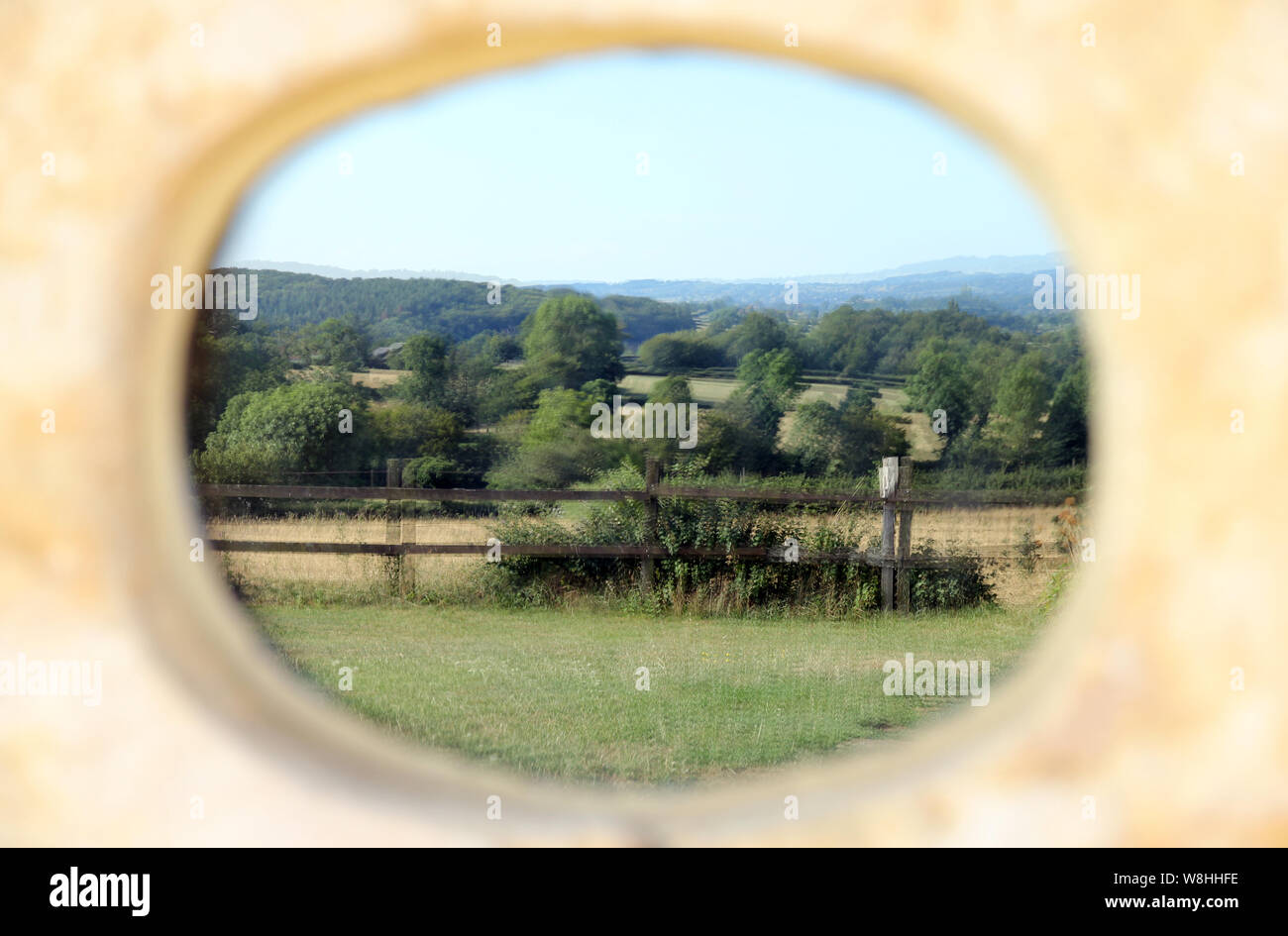 Finestra Brionnais Borgogna Francia Foto Stock