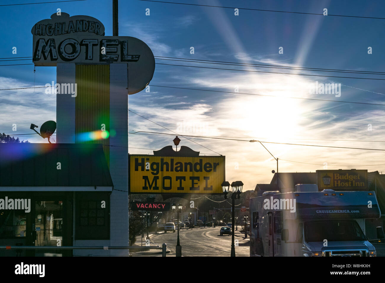 Williams, U.S.A - Marzo 7, 2017: nel centro storico cittadino in Williams, Route 66 in Arizona USA Foto Stock