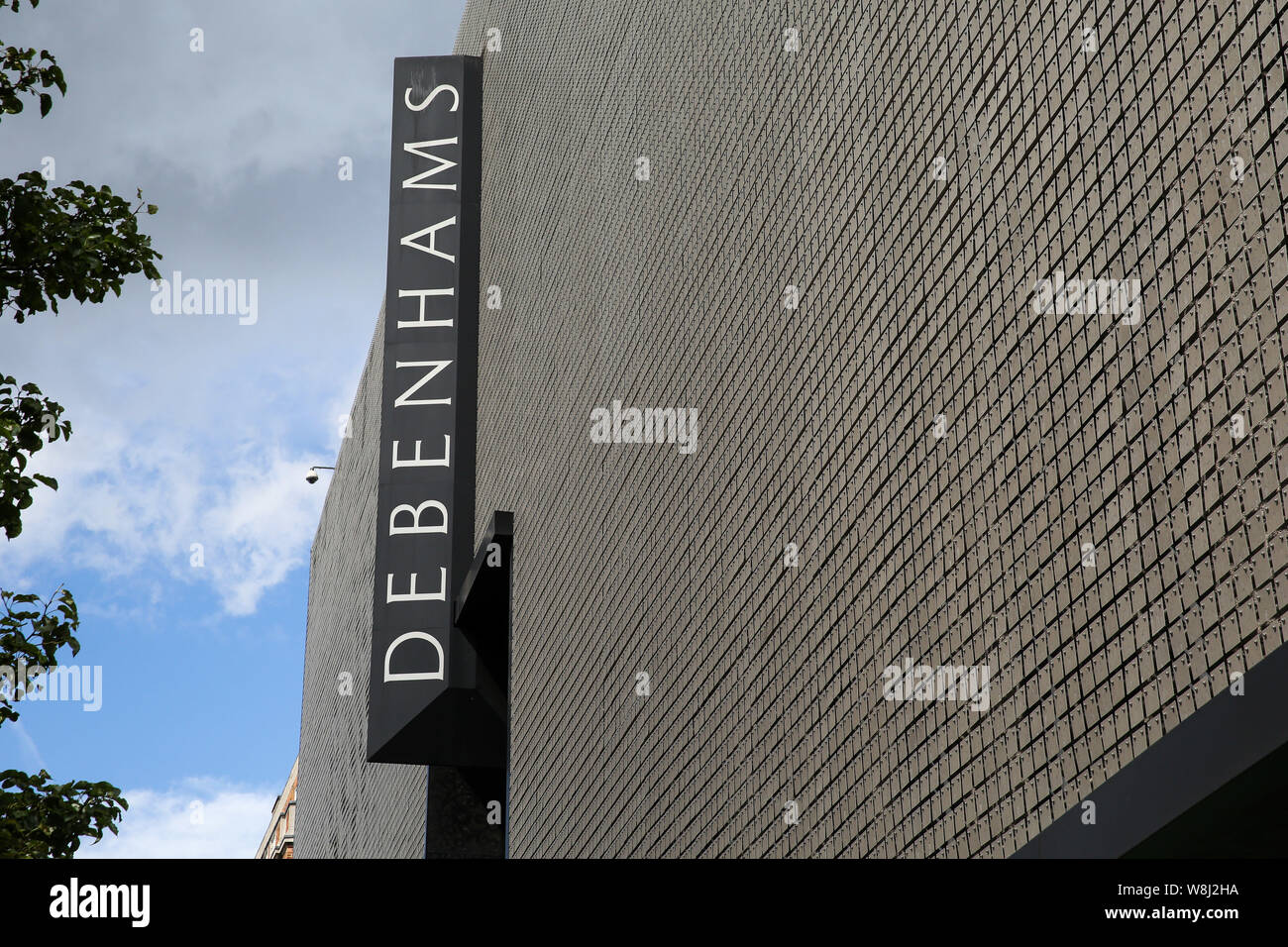 Un negozio Debenhams visto nel centro di Londra. Foto Stock