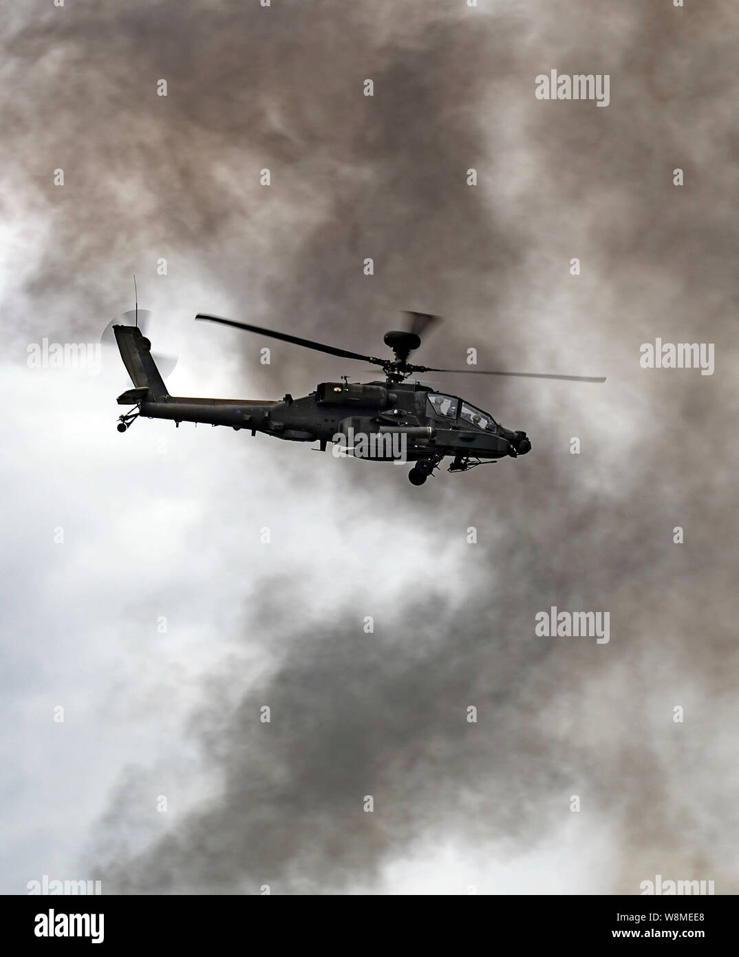 Army Air Core Apache AH1 elicottero Gunship presso il Royal International Air Tattoo 2019 Foto Stock