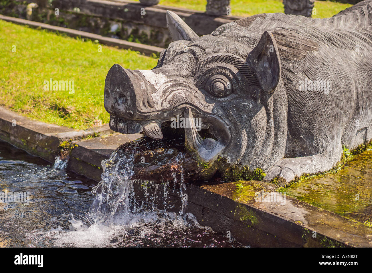 Taman Tirtagangga, acqua palace, acqua park, Bali, Indonesia Foto Stock