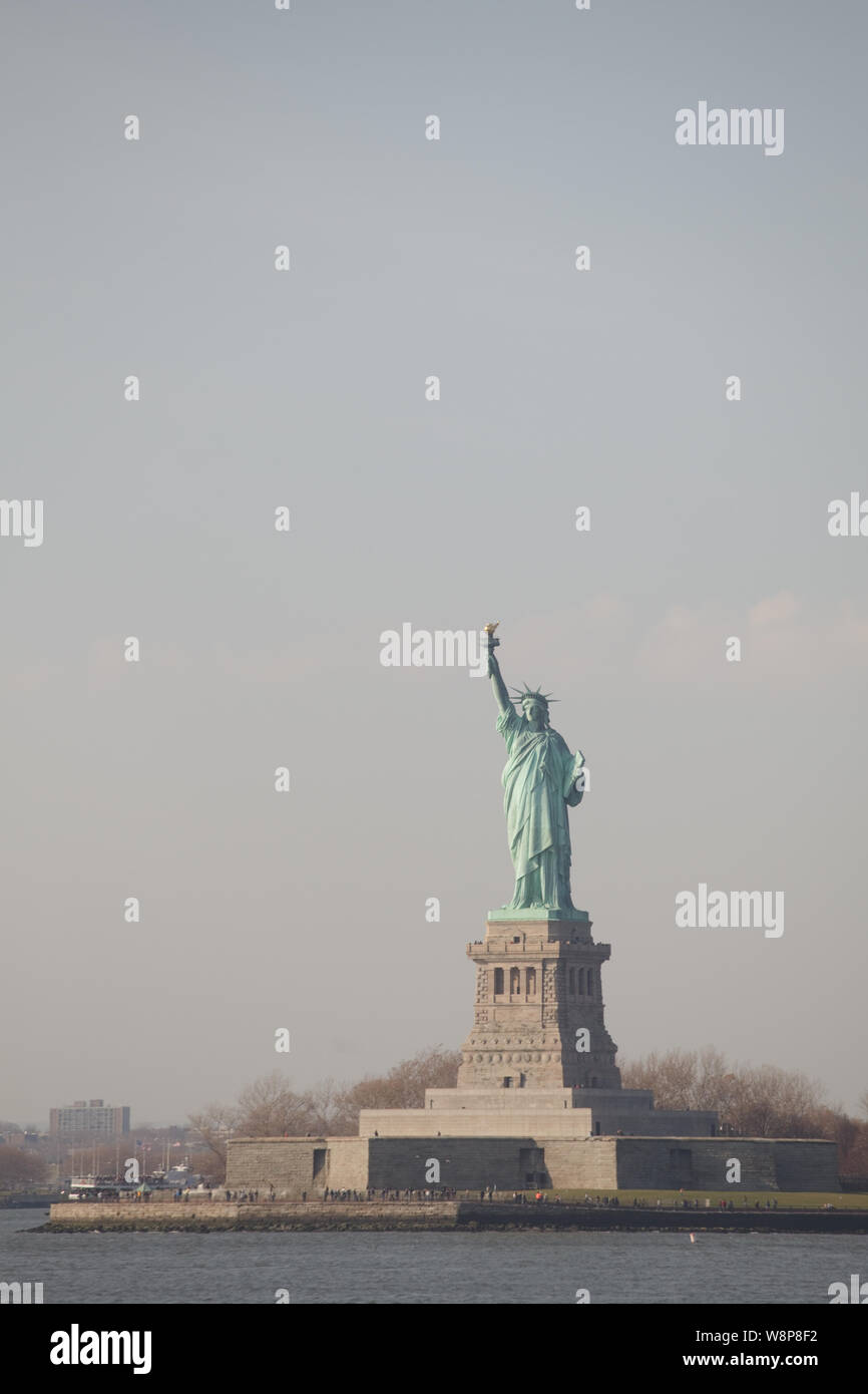 Statua della Libertà Foto Stock