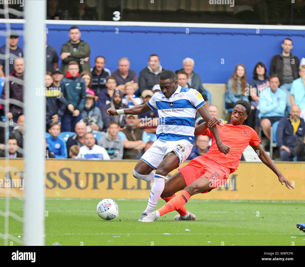 Foto Shibu PremanAHPIX LTD, calcio, Sky scommessa campionato, Queens Park Rangers v Huddersfield Town, Loftus Road, Londra UK, 10/08/19, K.O 3pm QPR Foto Stock