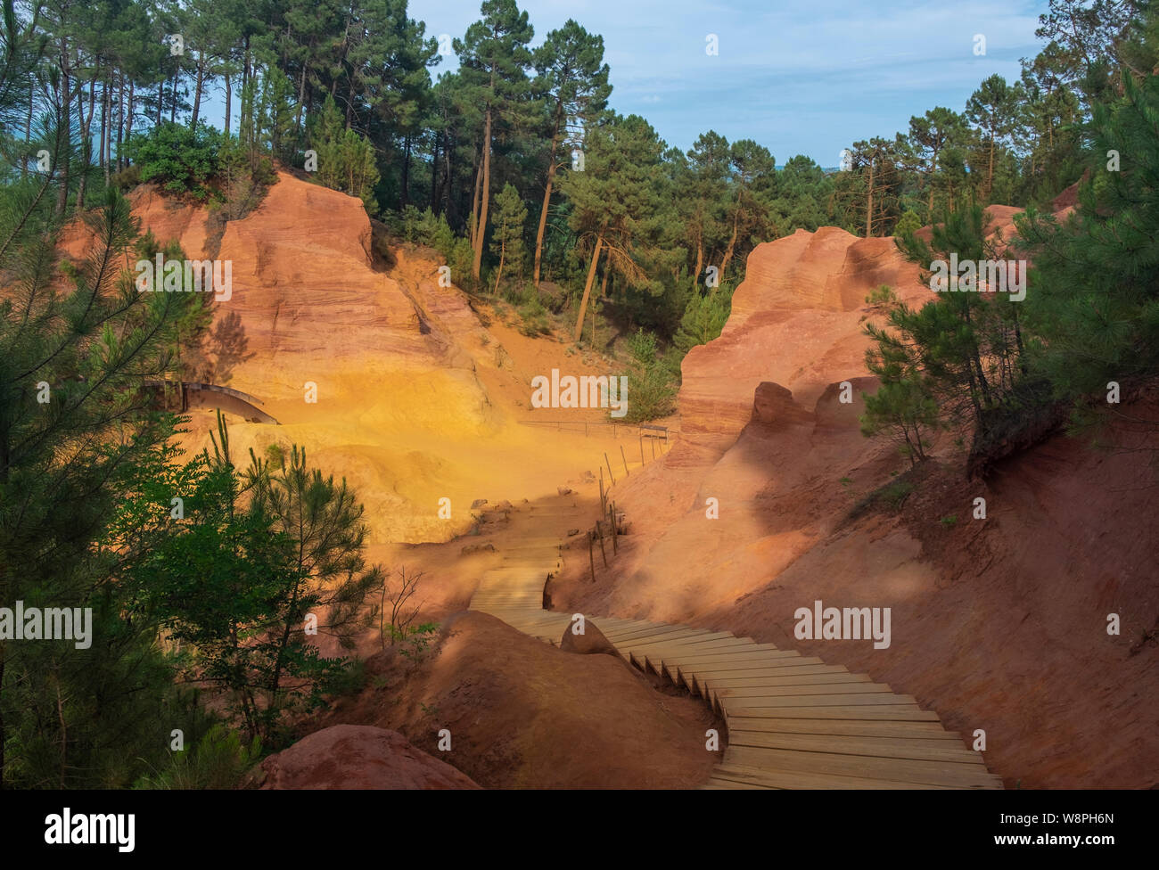 Colorado della Provenza. Roussillon, Francia. Foto Stock