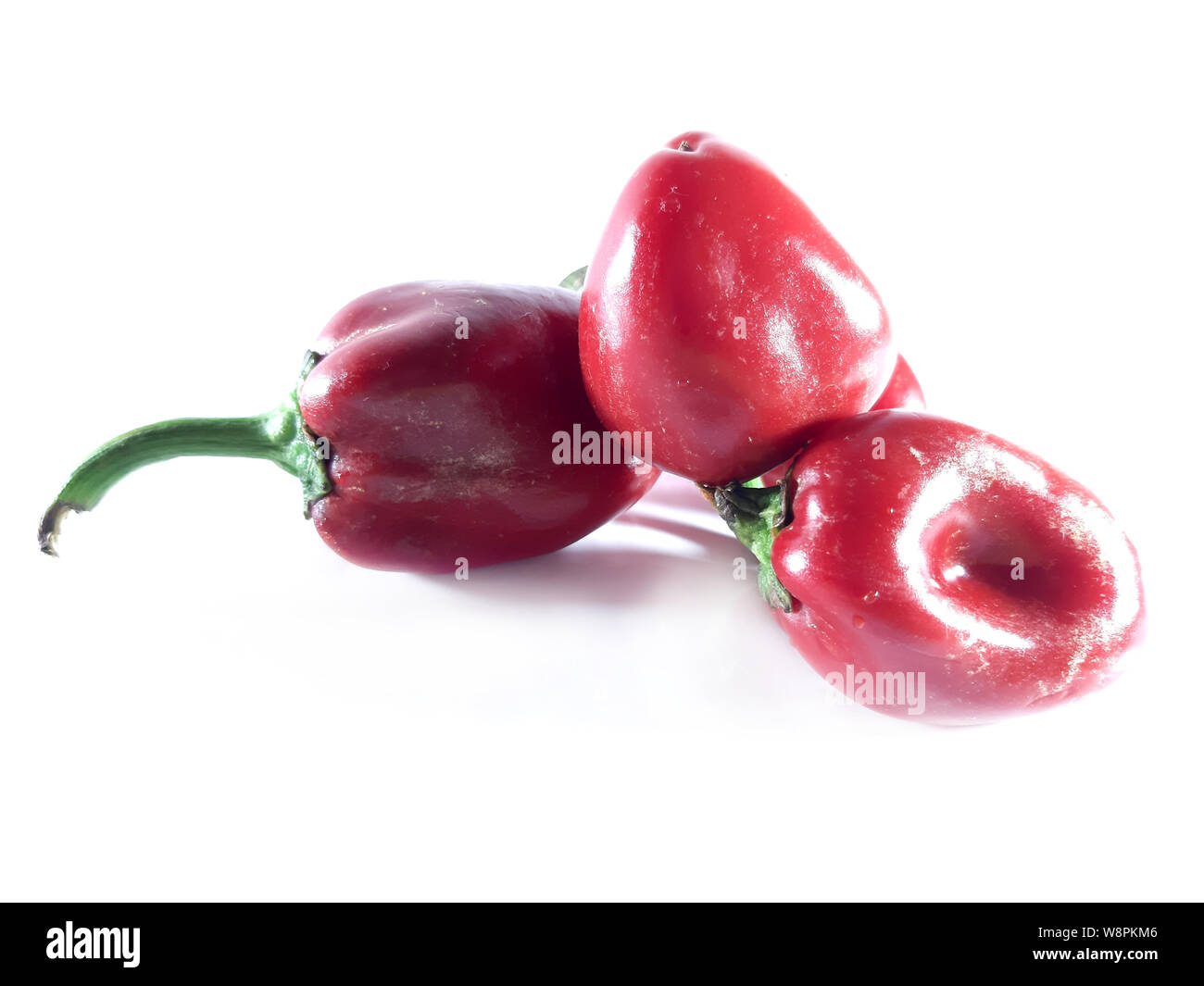 Peperone rosso dolce, foto. Prodotto utile di un impianto per il cibo. Foto Stock