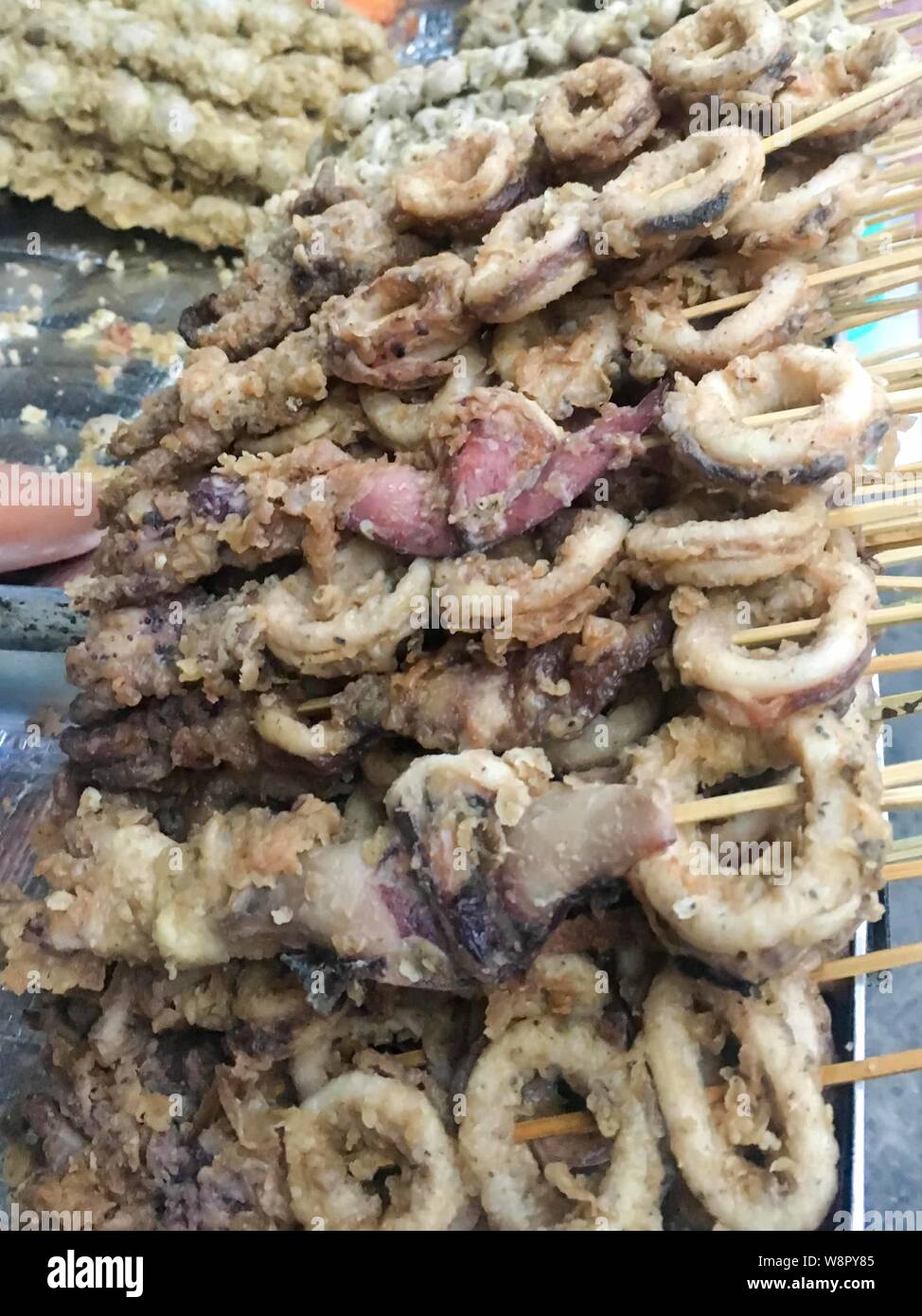 Filippino cibo di strada Foto Stock