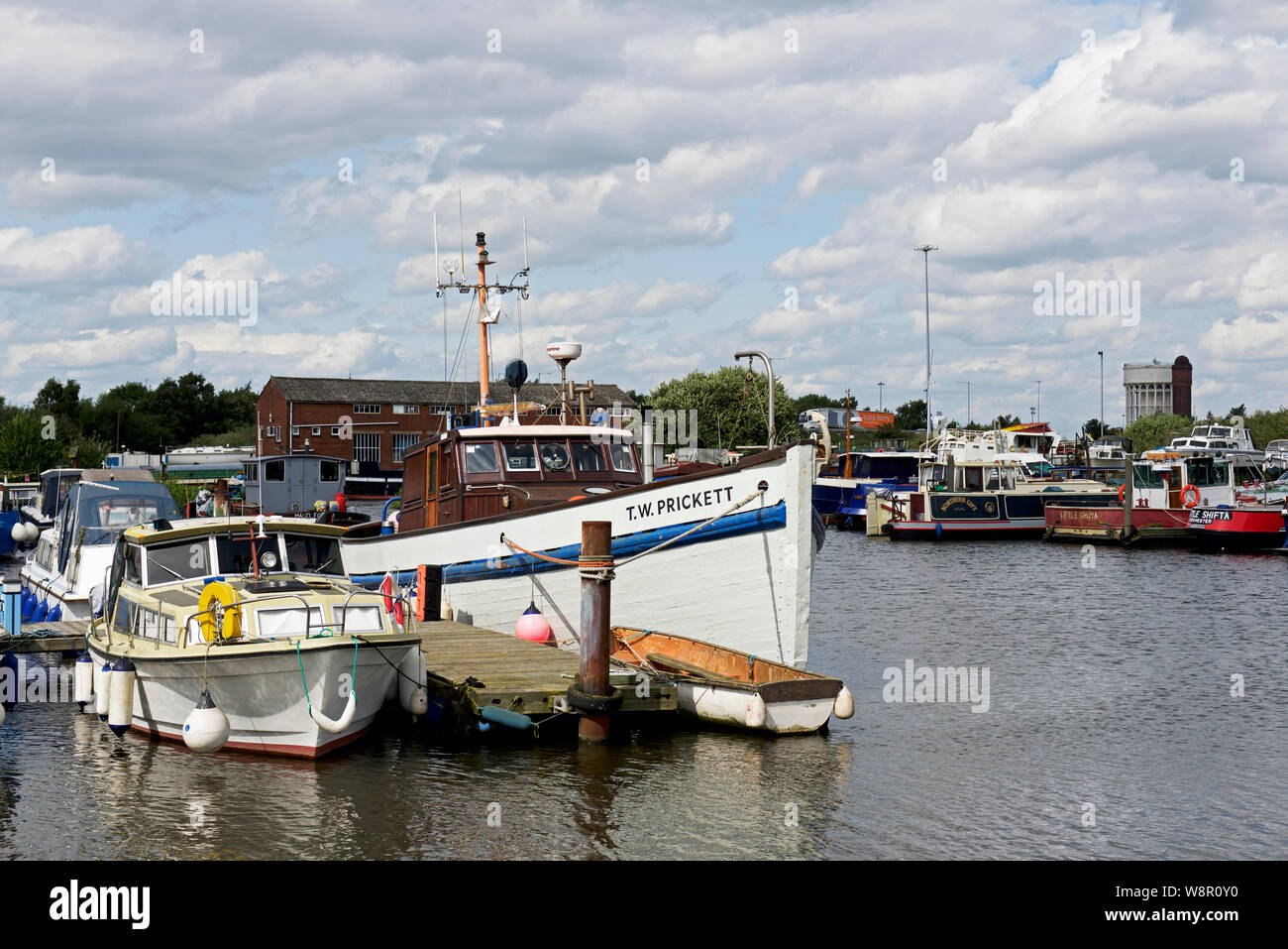 Goole Marina, East Yorkshire, Inghilterra, Regno Unito Foto Stock